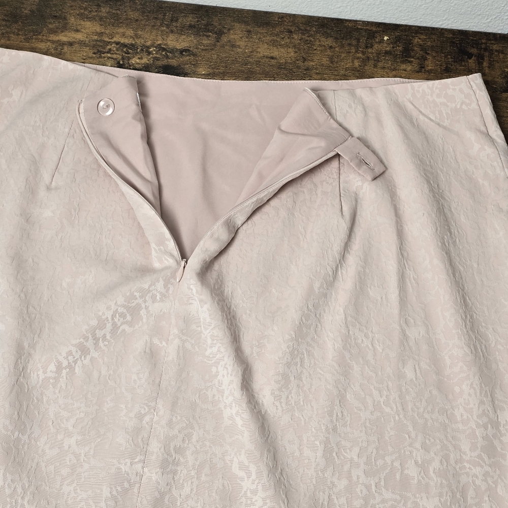 House of Harlow 1960 Light Pink Feminine Floral Print Mini Skirt Size XL - Picture 6 of 8